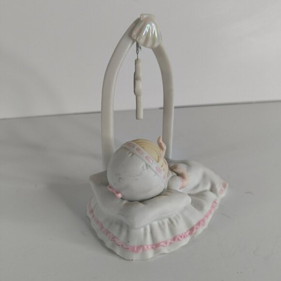 Precious Moments Child of God Bisque Porcelain 113021 Baptism Gift Figurine Girl - Picture 8 of 12